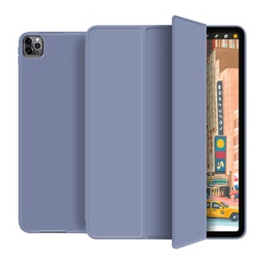 애플펜슬 수납 스마트커버 케이스 매트 라벤더, 아이패드 프로 5-6세대 27.9cm(11인치)