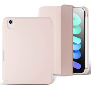 애플펜슬 수납 스마트커버 케이스 베이직 핑크샌드, 아이패드 미니 6-7세대 21cm(8.3인치)
