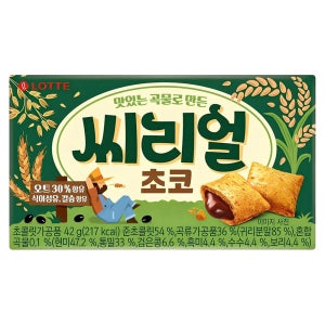 롯데 씨리얼 초코 42g 32개 박스
