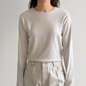 이너티 기본티셔츠 레이어드티 면모달스판 에이블앤코 베이직 무지긴팔 기모선택 15color