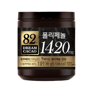 롯데 드림카카오 82% 86g 6개