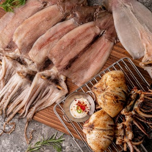 원양산 반건조오징어 5미 10미 최상품 1.5kg, 1개