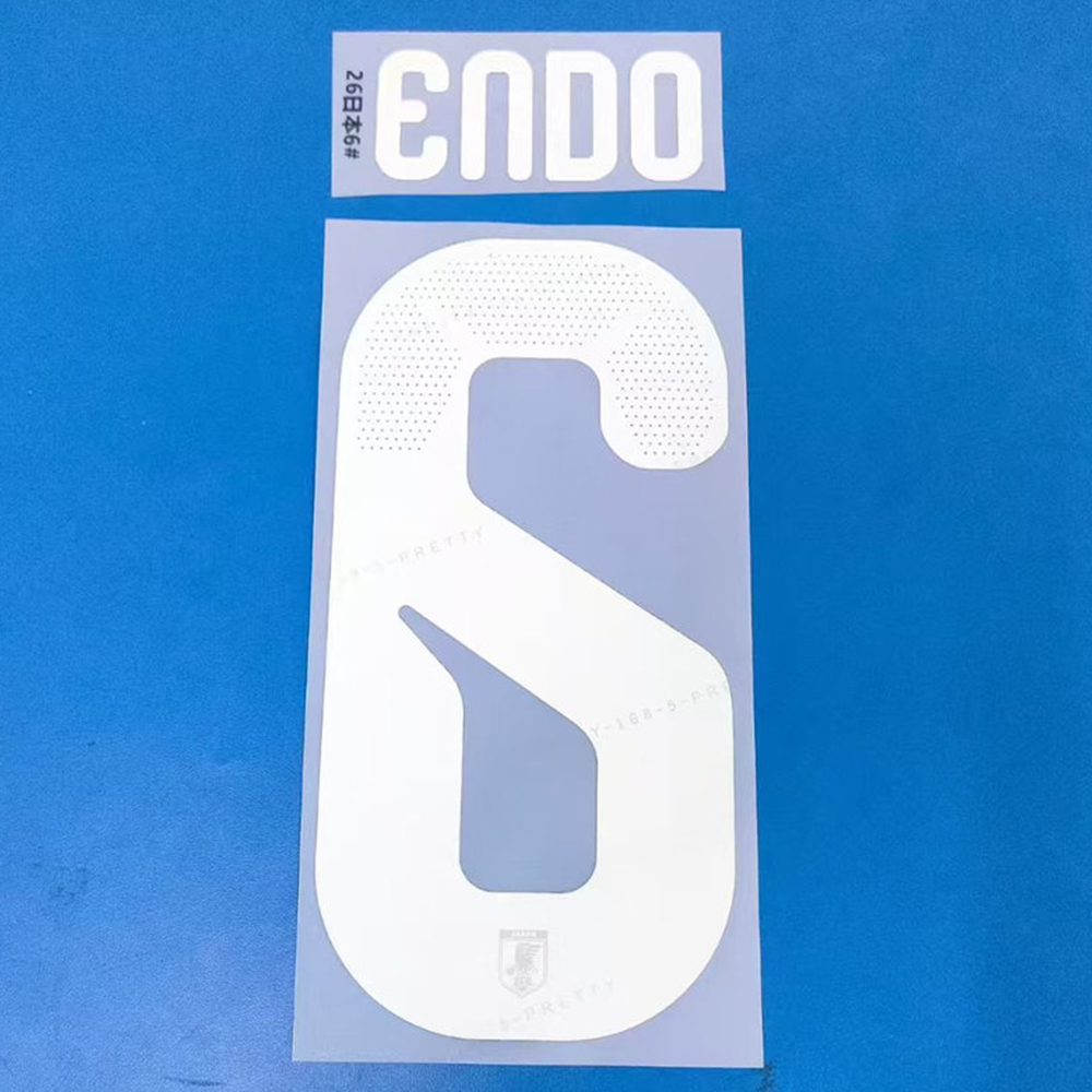 이름 번호 25 26 일본 국대 홈 엔도 와타루 6번 네임셋 (앞번호 포함) ENDO 6_2503