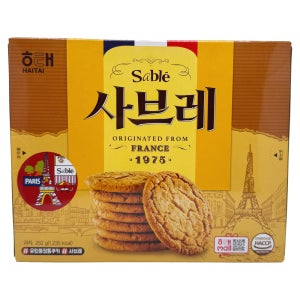 해태 사브레 쿠키 252g 4개