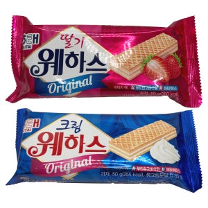 해태 웨하스 크림 딸기 50g 20개