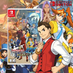 닌텐도 스위치 역전재판 456 오도로키 셀렉션 + 게임칩케이스