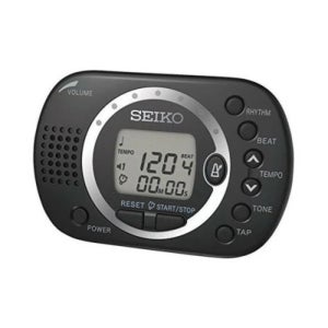 세이코 메트로놈 쿼츠 디지털 스톱워치 다기능 소형 휴대용 Seiko DM110