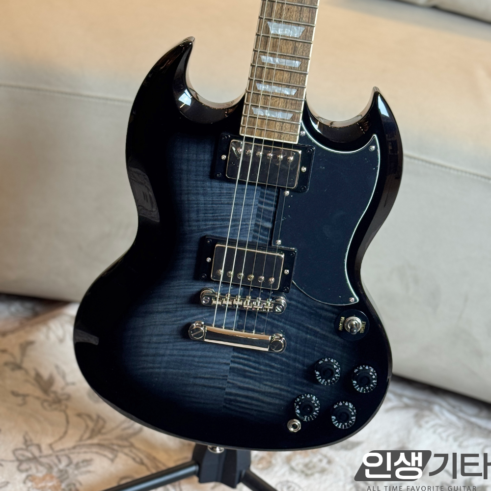Epiphone 에피폰 SG Tribute Plus Ebony Burst