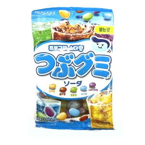 다섯가지맛 손이 가는 젤리빈 일본 카스가이 쯔부구미 소다 간식 65g