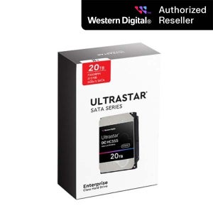 공식인증점 WD ULTRASTAR HC555 패키지 20TB 1팩 WUH722020CLE6L4 SATA3/7200RPM/512MB