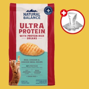 (+소분팩세트) 내추럴발란스 캣 고양이사료 울트라 프로틴 리얼 치킨, 4.54kg, 1개