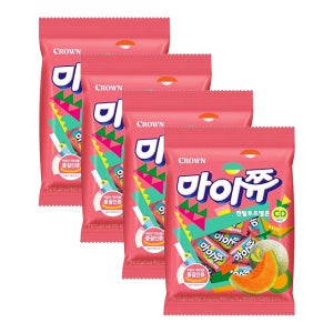 크라운 마이쮸 캔털루프 멜론 100g / 4봉