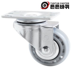무소음 바퀴 우레탄 캐스터 미니 가구 식탁 중량 3인치 회전 스토퍼 실리콘