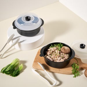 이지앤프리 쿡세이프 전자레인지 찜기 계란찜 650ml 1200ml 2종