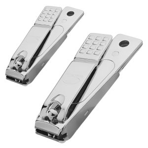 쓰리세븐 777 일자 소형 손톱깍이 1개 + 대형 발톱깍이 1개세트 (N-620ZASC 1개 + N-220ZASC 1개) 일자형 내성 손톱 깍기 내향성 깍이 튐방지캡