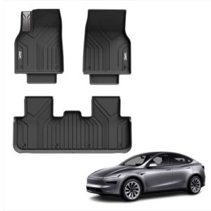 3W 에코라이너 TPE 카매트 3D 고무 바닥매트 테슬라 모델Y 주니퍼 1열+2열