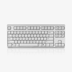 리얼포스 R4TL BT 화이트 영문 저소음 APC-R4HD21 균등45g (텐키리스 국내정발)