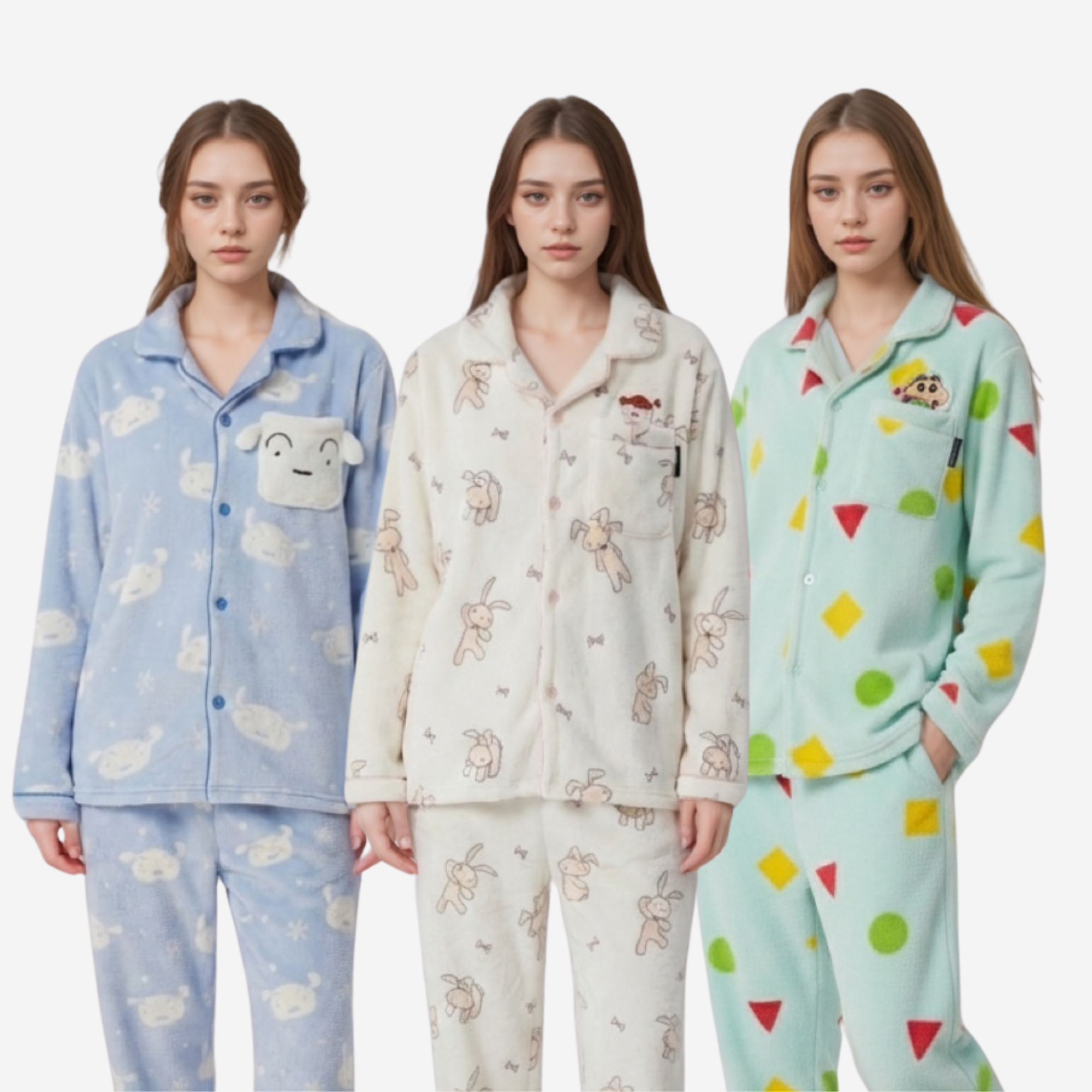 스파오 짱구 파자마 세트