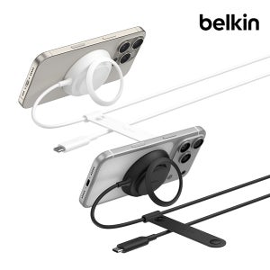 벨킨 Qi2 25W 마그네틱 고속 무선 충전 패드 스탠드 WIA014 아이폰17 갤럭시 S26 호환