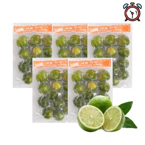 [유통기한 임박] 산들네이처 라임 냉동과일 열대과일 5kg (1kg x 5봉)