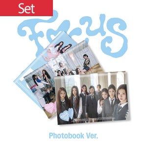 3종세트 하츠투하츠 미니 1집 FOCUS 포커스 포토북 Photobook 하투하