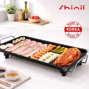 신일 전기그릴 와이드 특대형 그릴팬 후라이팬 고기불판 멀티팬 가정용 국산