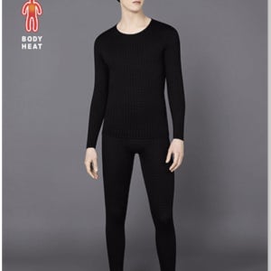 비와이씨 보디히트 나염 내의 남성 상하의 세트 dbf00