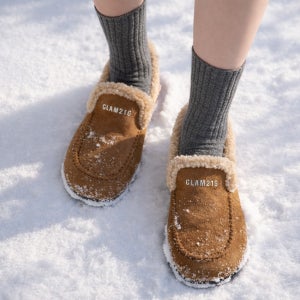 여성 모카신 털로퍼 양털 겨울신발 스웨이드 플랫 털신발