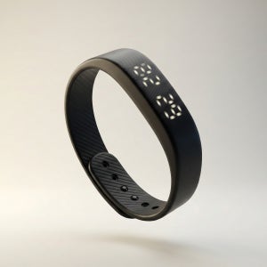 고요 진동 무음촉각밴드 블랙