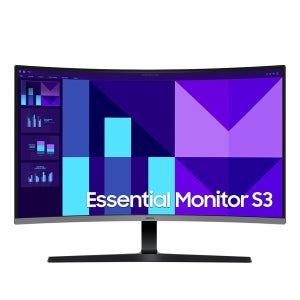 삼성 에센셜 커브드 모니터 68.6cm (27) S39GD 게임모드 눈보호모드