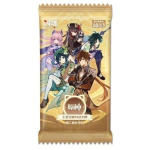 원신 TCG 칠성인 소환 확장팩 2탄 중국어판(랜덤/단품)