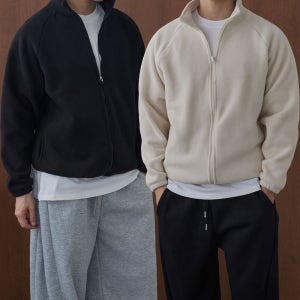 1+1 남성후리스집업 양털후리스집업 퍼플리스자켓