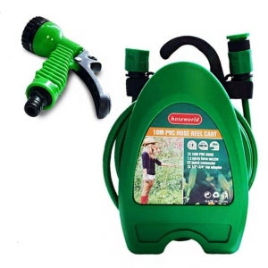 농업용 원예용 세차 스프레이건도 다용 호스 10m 호수 고무호스 고압 호스릴 연결
