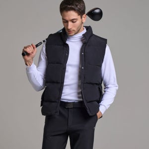 비거리 남자 골프 패딩조끼 연습장용 겨울조끼