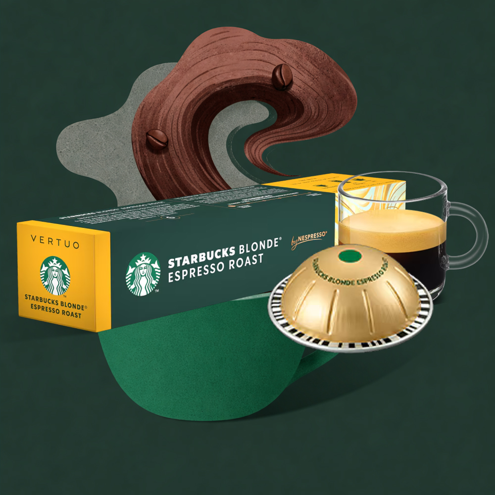 네스프레소 스타벅스 버츄오 캡슐 커피 블론드 로스트40ml 에스프레소