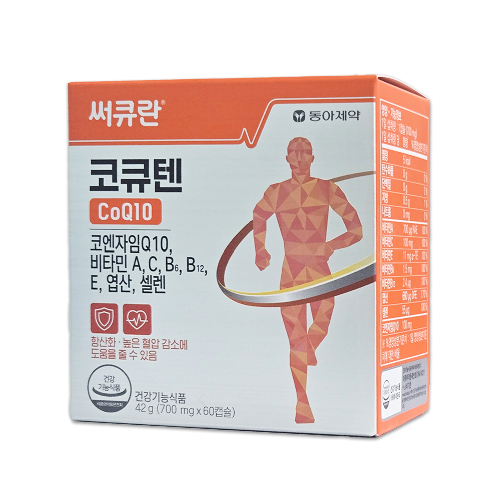 동아 써큐란 코큐텐 <b>CoQ</b>10 60캅셀