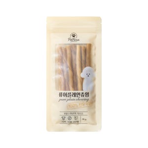 [오늘출발상품] 펫포커스 강아지 껌 오래먹는 개껌 치석제거 덴탈껌 한우우피껌 퓨어플레인츄잉, 35g, 3개