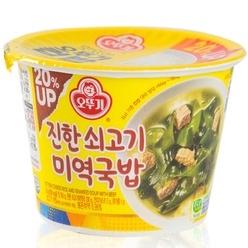오뚜기 진한 쇠고기미역국밥 제품 이미지