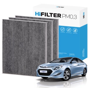 2+1 하이필터 PM0.3 자동차 활성탄 에어컨필터 YF 쏘나타 HEV, 3개