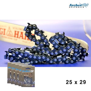 아쳐 체인톱날 25x29 5개 1세트 10인치 가이드바 그린웍스 충전톱 G-40V