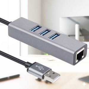 랜카드 USB 3포트 3Port LAN USB 2.0 허브