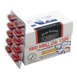 피터앤존 뉴질랜드 레드 크릴 오일 RED KRILL OIL 1500 60캡슐, 1개