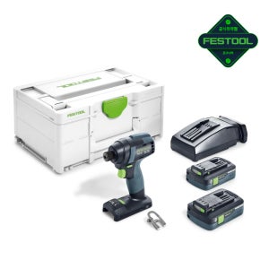 페스툴 충전 전동 임팩 드릴 드라이버 세트 TID 18 HPC 4,0 I-Plus 576487