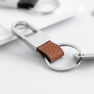 매장키 보관 고리 골프 매장 화장실키 판촉 가죽 열쇠고리 키홀더 수납키