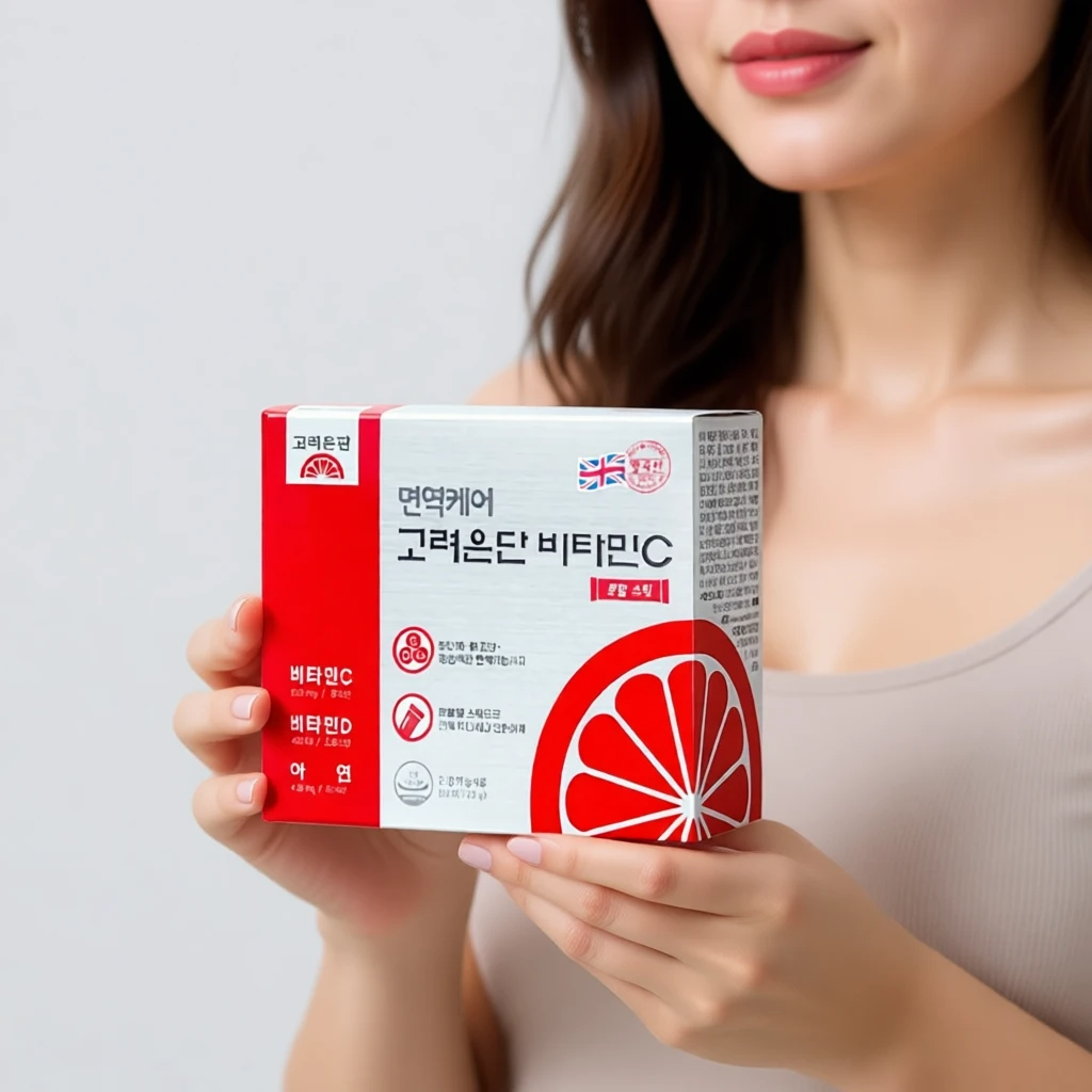 <b>고려은단</b> 면역케어 비타민C 60포 2개 분말스틱 항산화 건강에 도움