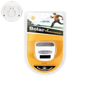 만보기 다기능 태양열 충전 3모드 계 고리 걸음수측정 보수기록 걷기 걸이형