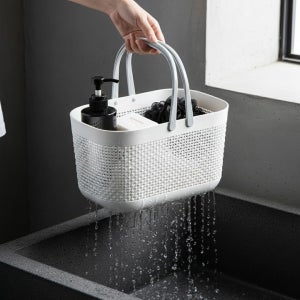 슈리팜 물빠지는 목욕가방 다용도 바구니 2개