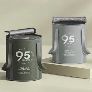 가정용 휴대용 접이식 발피로해소 족욕가방 기 간이