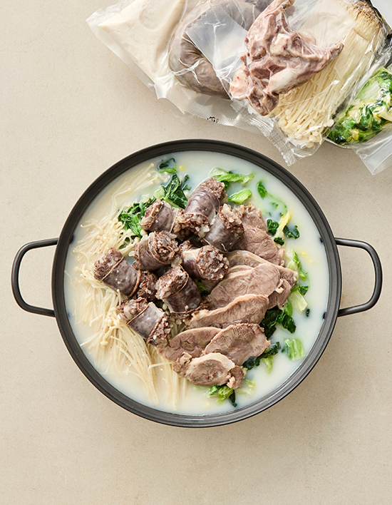 신의주 찹쌀순대 진한 우거지 순대전골 성분 분석