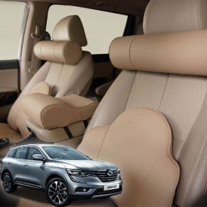 QM6 가죽쿠션 메모리폼 등쿠션 목쿠션 팔쿠션